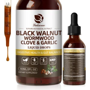 Black Walnut Drop/ Wormwood, Clove, & Garlic
