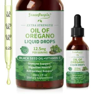 Oregano Oil Drops with Black Seed Oil