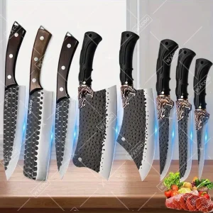 8PCS Chef Knife Set Stainless Steel