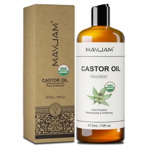 USAD Organic Castor Oil Cold Pressed