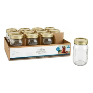 Regular Mouth Pint Canning Jars 16 oz